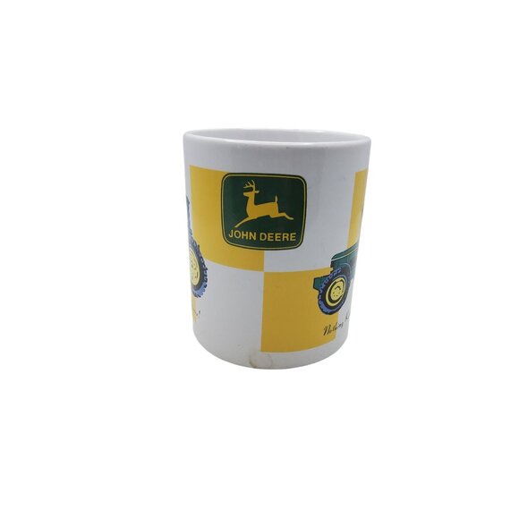 Vintage John Deere Tractor Ceramic Coffee Mug 11 Oz Licensed Product Gibson - Picture 2 of 6